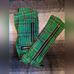 TRIPP green plaid pants 💚 worn once